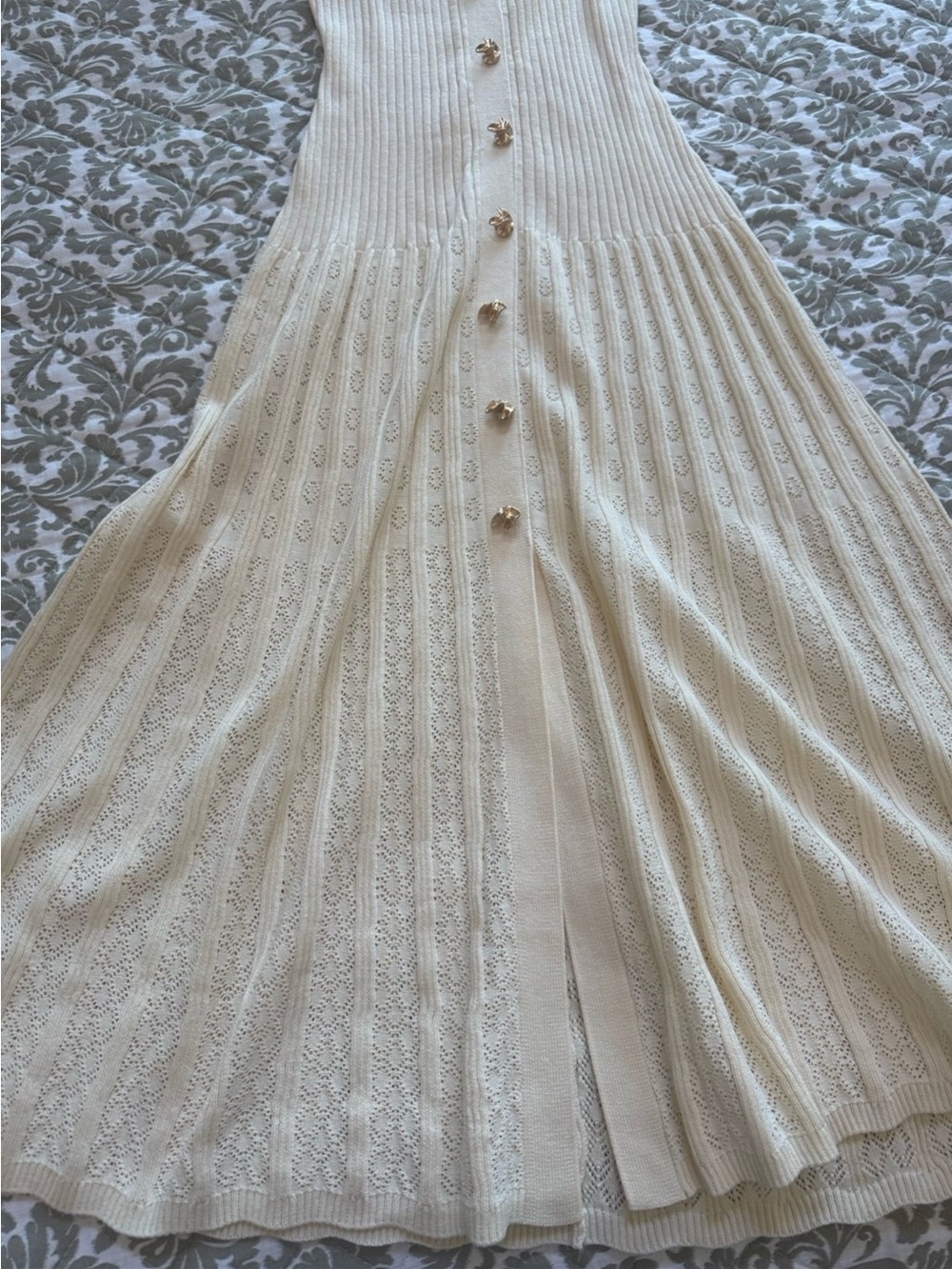 NWT Commense beige knit polo dress size M - Picture 6 of 9